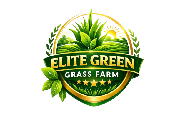 Elite Green Grass Farm Vector Logo